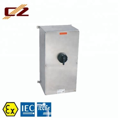 IECEX and ATEX Certified Explosion-proof IP66 Waterproof Isolating Switch