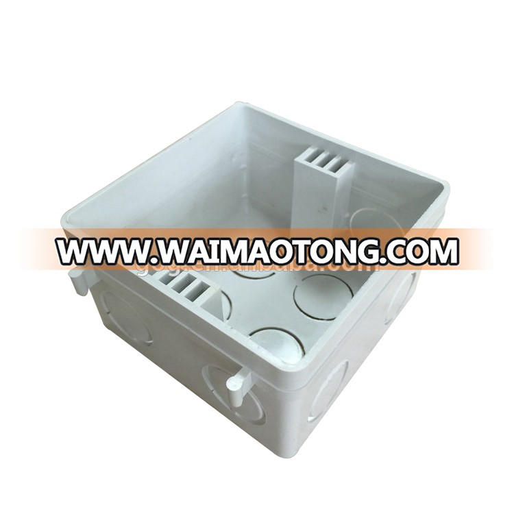 Wall Mounting Waterproof Electric Switch Back Box , Wiring Box , PVC Electric Waterproof Junction Box