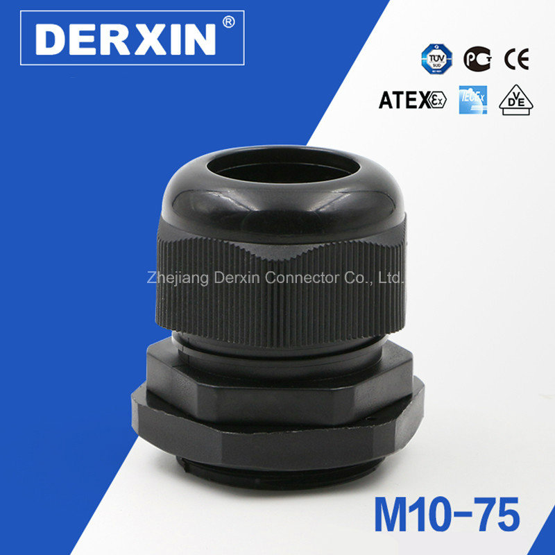 M10-M75 Ce RoHS IP68 Nylon Cable Gland with All Sizes