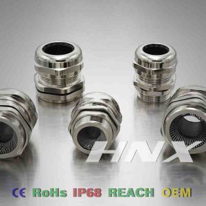 Hnx Spring Type EMC Pg Brass Cable Gland with Long Thread